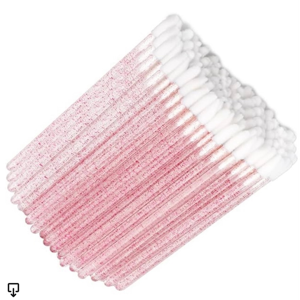 200PCS Lip Applicators Disposable, Crystal Disposable Lip Brushes